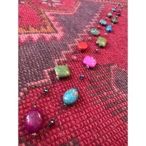 PREMIER DESIGN Necklace Multi-color Glass & Acrylic Confetti Beads